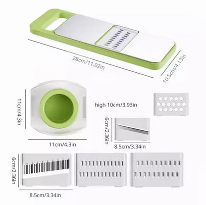 Stainless Steel 5 in 1 Multifunctional Vegetable Cutter