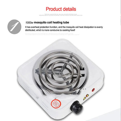 1000W Electric Hot Plate Stove – Heats Up in Just 2 Minutes
